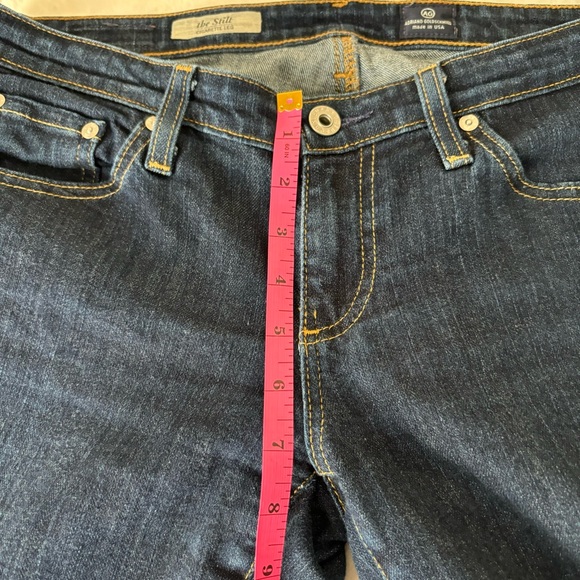 AG The Stilt Cigarette Leg Jeans Dark Wash Size 28R - Picture 10 of 13
